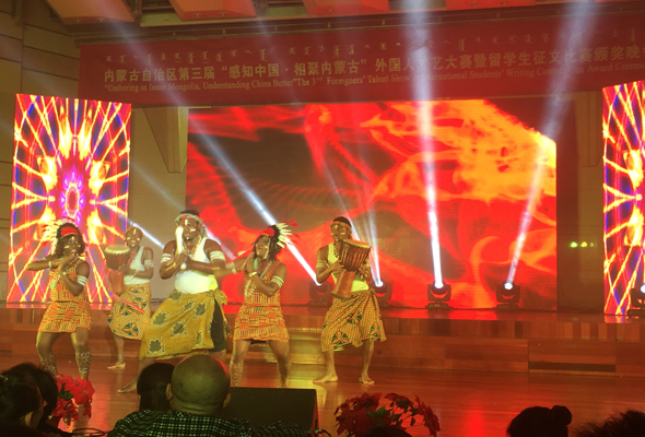 我院留學生喜獲‘外國人才藝大賽’二等獎