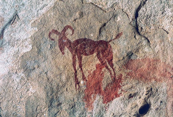 我院中國北方巖畫研究所赴巴彥淖爾市狼山踏查古代巖畫