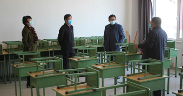 學院領導檢查評估學院開學復課疫情防控工作