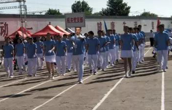 2017——2018學期內(nèi)蒙古師范大學鴻德學院第九屆田徑運動會開幕式