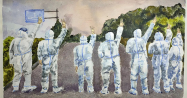 【以藝戰“疫”】鴻德師生用藝術作品凝聚戰“疫”精神力量！