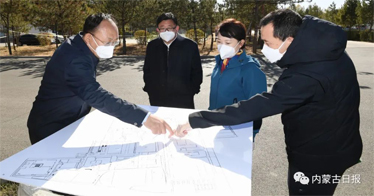 自治區黨委副書記、自治區主席王莉霞來我校督導檢查疫情防控工作