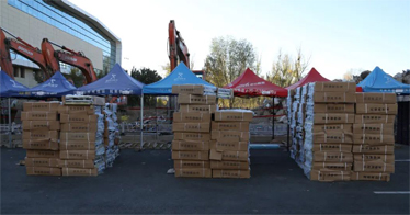 【第三批】內蒙古團委、內蒙古大學捐贈物資助力學院疫情防控