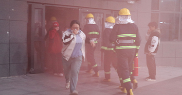 學院北校區開展校園消防應急疏散演練活動