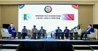 周玉樹院長在巴基斯坦駐華大使館主辦的專題研討會上作主旨發(fā)言